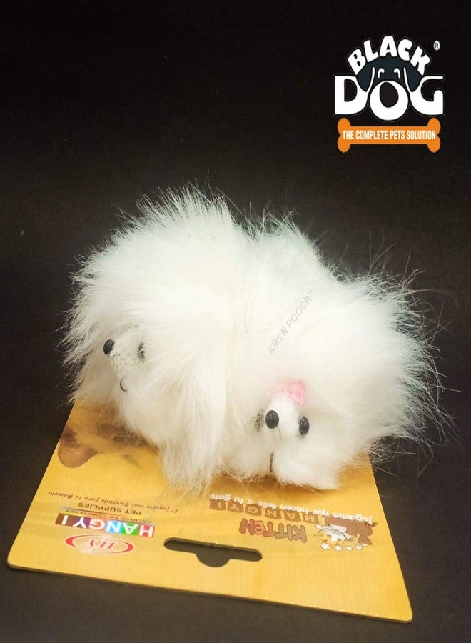 Black Dog Kitten Toys Mouse,Feathers with Mouse Inside Interactive Toys, Cat/Puppies/Kitten Exercise Toys, Safe for Your Kitty/Puppy (2 Pack) - Image 4